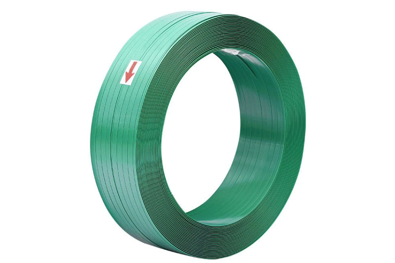 Green plastic steel strip